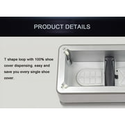 Global Care Market® Automatic Shoe Cover Dispenser with One Box of Free Refills for All Shoe Sizes