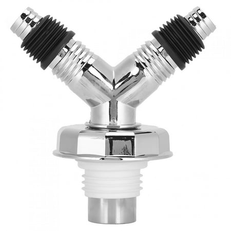 

Drain Sealing Tool Y Pipe Connector Connect Water Tube Floor Drain Adapter For Washing Machine Kitchen Y Pipe Connector With Decorative Cover