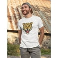 thumbnail image 2 of Cartoon Jaguar Head T-Shirt Men -Image by Shutterstock, Male Medium, 2 of 4