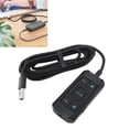 thumbnail image 1 of Tarjeta De Sonido Externa 7.1 USB, Chip De Alto Rendimiento 7.1 Tarjeta De Sonido USB Transmisión De Sonido Clara Plug And Play Portátil Para Computadoras Portátiles, 1 of 7