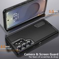 thumbnail image 2 of Funda de teléfono BahaHoues para Samsung Galaxy S25 Ultra Black, 2 of 8