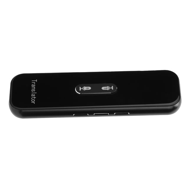 Language Translator, Fast Response Smart Translator Portable Speaker Long Standby For Travel For Business Trip Black