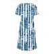thumbnail image 5 of Vestido Corto de Verano Moda Gradiente Corto de Manga en V Cuello Vestido Casual, Poliéster Ligero de Verano, Lavado de Manos, 5 of 7