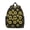 Sunflower and Outline, variant on Sunflower and Outline Black Pattern Backpack for School, Cute School Bag with Adjustable Shoulder Straps and Padded Back, 13.8"x11.4"x6"