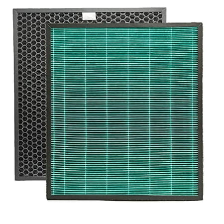 

Nispira Max 2 Green True HEPA Active Carbon Filter Replacement For Airmega 250/250S Air Purifier | Compatible with Coway AP-1720-FP | 2 Pack