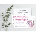 thumbnail image 3 of Inkdotpot 30Baby ShowerDiaper Raffle Ticket Lottery Insert Cards Supplies Games For Baby Shower Party Unicorn Floral Bring A Pack Of Diapers To Win Favors Gifts And Prizes, 3 of 5