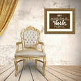 thumbnail image 3 of Prime, Marcus 24x19 Gold Ornate Wood Framed with Double Matting Museum Art Print Titled - Work Hard 2, 3 of 4