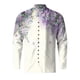 thumbnail image 2 of Camisas s Para Hombre Manga Corta Camisa de manga larga con estampado 3D digital y cuello con botones sueltos para ocio en la playa para hombre (Purple, 3XL), 2 of 4