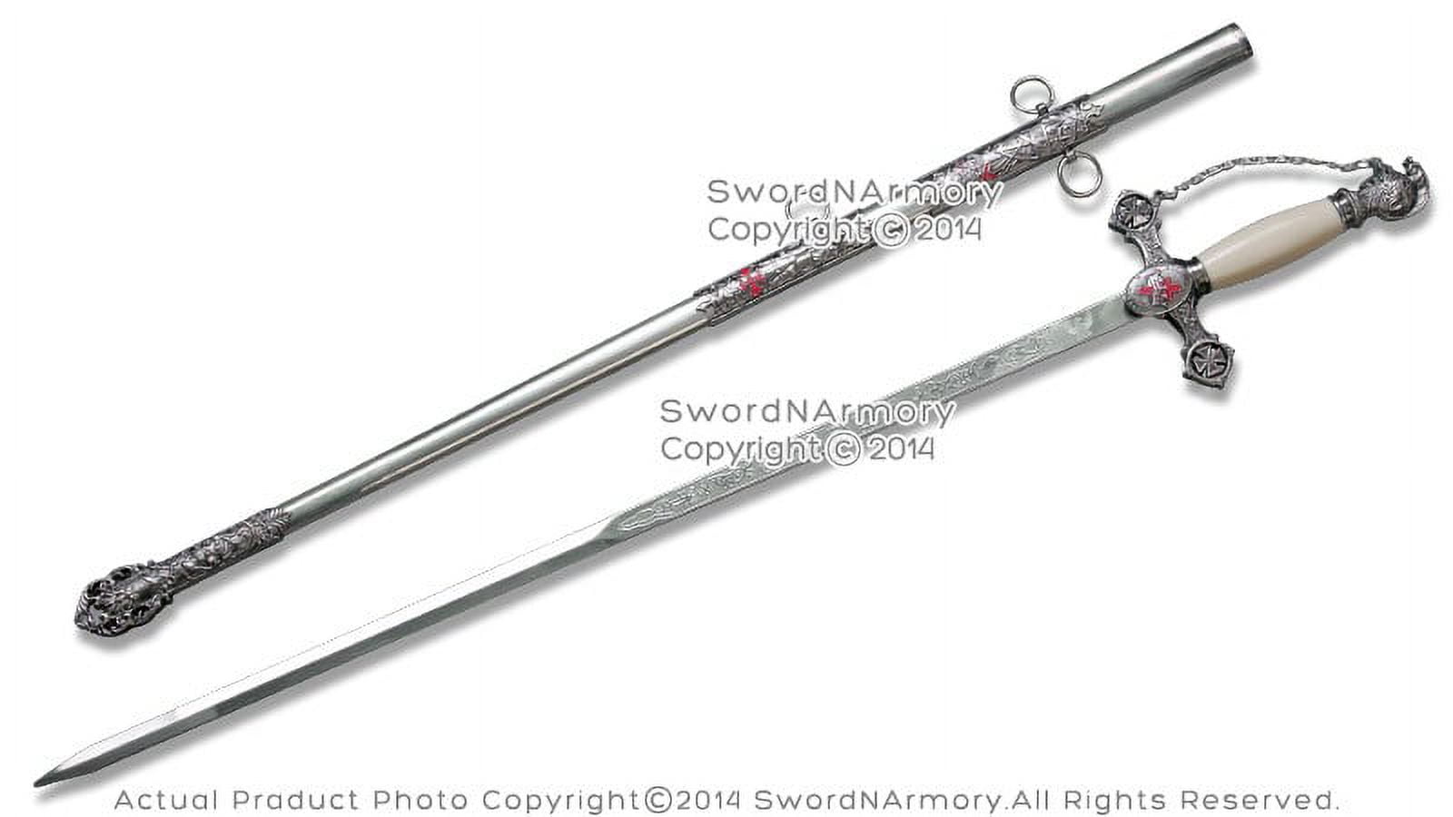 小物 Knights Templar sword chain Knights of St. John Masonic Sword Eagle Guard Chain 37.5
