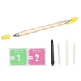 thumbnail image 1 of DoubleEnd Stylus Pen for Touch Screens Replacement High Sensitivity Tablet Stylus Pen for Ipad(Yellow ), 1 of 5
