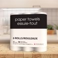 thumbnail image 3 of Black & White 6 Double Roll 90 Sheets 2-Ply Paper Towel, 3 of 5