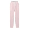 thumbnail image 4 of Pink Women's Casual Pants, Women'S Printed Everyday Casual Drawstring Pants,Women's Casual Pants XL, 4 of 4
