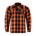 thumbnail image 5 of Daniel Smart Men’s Motorcycle Shirt - All Season Sporty Armored Flannel Shirt – Water Resistant and Durable, 5 of 8