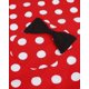 thumbnail image 5 of Rosielily Lovely Sweetheart Red Retro Delantales De Cocina Coqueta Mujer Chica Bowknot Algodón Lunares Delantal De Cocina Delantal Vintage Con Bolsillos Navidad, 5 of 5