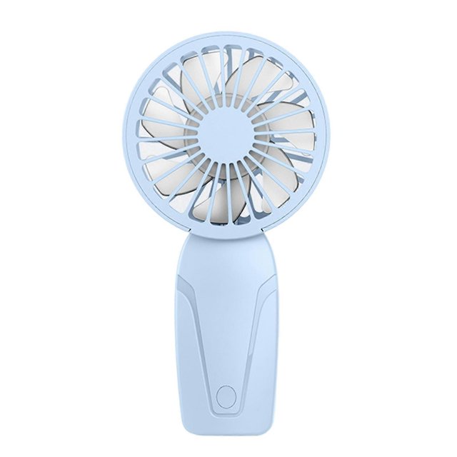 Portable Handheld Fan Portable Fan Rechargeable 600mAh 3 Speed Electricity Rechargeable Fan Quiet for Outdoor White