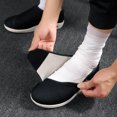 thumbnail image 4 of YOURDIARY Men's Diabetic Shoes Slip On Arthritis Edema Swollen House Shoes Air Cushion Walking Shoes, Black 7.5, 4 of 5