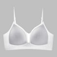 thumbnail image 2 of VBVC Women's Padded Push Up Bra,Ladies Lightly Sheer Mesh Bralette,Everyday Comfortable Lingerie For Women,White,Size XL, 2 of 3