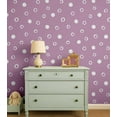 thumbnail image 2 of S4Sassy Hand-Drawn Polka Dot Wallpaper- Mauve Wall Covering, 25" X 240" Self-Adhesive Textured Vinyl Wallpaper, Wallwrap, Easy Diy Wall Covering For Kids Bedroom, Room Decor, Playroom, 2 of 9