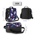 thumbnail image 2 of Disketp Lama in Space Bolsa Térmica Estampada para Almuerzo, Lonchera para Hombres y Mujeres Adultos, 2 of 7