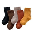 thumbnail image 3 of ANINEO Baby Boy Combed Cotton Socks Toddler Crew Sock Non-Skid for Childrens, 3 of 4