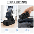 thumbnail image 6 of JDMEOPD Cell Phone Stand Speaker, Induction Audio Amplifier with Foldable Phone Holder, 2000mAh Power Bank, Black, 6 of 9