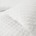 thumbnail image 5 of Quilt Set Queen Size, Soft Microfiber Lightweight Bedspread Coverlet Bed Cover (Diamond Pattern) for All Seasons, White, 3 Pieces (Includes 1 Quilt, 2 Shams), 5 of 7