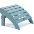 thumbnail image 1 of TALE Adirondack Ottoman Footstool All-Weather and Fade-Resistant Plastic Wood for Lawn Outdoor Patio Deck Garden Porch Lawn Furniture, Blue, 1 of 6