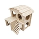 thumbnail image 1 of Casa para hámster, cabaña, hábitat divertido, decoración, juguete de juego, jaula, accesorios, casa para jerbos 17cmx15cmx15.5cm, 1 of 9