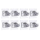 thumbnail image 2 of Soportes para barra de cortina inoxidables, barra de cortina de acero inoxidable, perforación para inodoro, cortina de pared Transparente, 2 of 8
