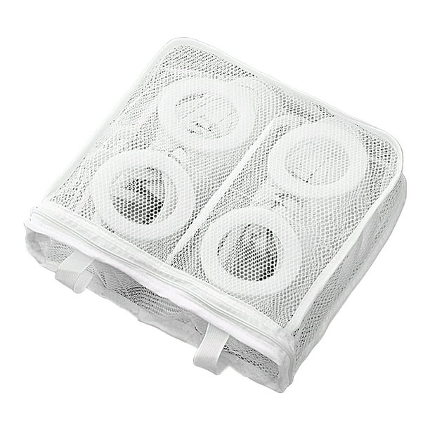 Shoe Cleaning Bag Double Layer Dual Lanyard Design 2in1 Household