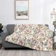 thumbnail image 2 of Fotbe Floral Manta de Franela con Estampado, Manta Ultrasuave para Cama, Sofá, Auto, Hipoalergénica y Antibolitas-40"x30", 2 of 6