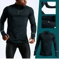 thumbnail image 3 of Yaoyar Long Sleeve Workout Clothes Basketball Running Quick-drying Clothes Sportswear, Outdoor Accessories Clearance, 3 of 6