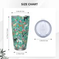 thumbnail image 4 of Horse Tumbler FLowers 20oz Tumblers with Lid Gift for Women Girl Daughter Sister Animal Lovers Christmas Birthday, 4 of 7