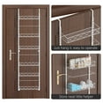 thumbnail image 7 of Bextsrack Wall Mount Spice Rack Organizer Adjustable 6 Baskets Closet Organizer Hanging Spice Space Saver in Home-White, 7 of 7