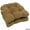 Camel, variant on 16-inch Solid Microsuede U-shaped Tufted Chair Cushions (Set of 2)