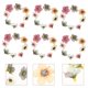 thumbnail image 4 of KAKOWELY 100 mini flores de seda artificiales de margarita para decoración artesanal., 4 of 5