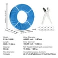 thumbnail image 3 of VEVOR PEX Pipe 1/2 Inch, 300 Feet Length PEX-B Flexible Pipe Tubing for Potable Water, Pex Water Lines for Hot/Cold Water & Easily Restore, Plumbing Applications with Free Cutter & Clamps ,Blue, 3 of 9