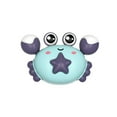 thumbnail image 2 of Colorful Crab Wind-Up Toy Car for Klds, Plastic Pull Back Friction Powered Vehicle, Indoor Outdoor Fun Race Car Toy for t0ddlers B0ys GirIs, 2 of 7