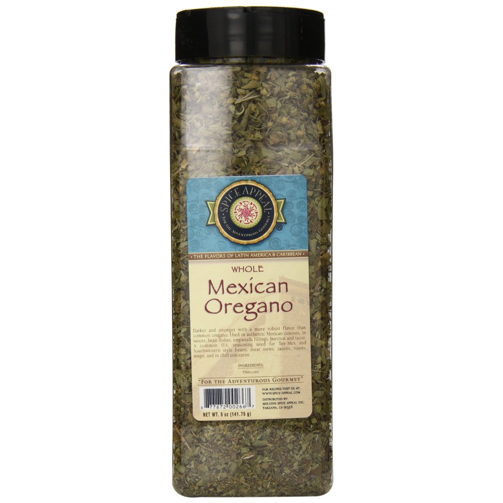 Spice Appeal Mexican Oregano Whole, 5 Ounce EXP 082020