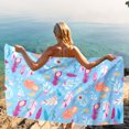 thumbnail image 5 of ZZkhGo Microfibre Beach TowelAbsorbent Sports TowelQuick-drying Swimming Bath TowelBeach Sunscreen Shawl, 5 of 5