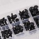 thumbnail image 3 of 100pcs 6 8 9 10 12mm Mini Black Plastic Safety Eyes with Washers for Doll Teddy Stuffed Animals Toys Dolls Accessories, 3 of 3