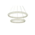 thumbnail image 5 of Elegant Lighting Bowen 32 Inch Adjustable Led Chandelier In Chrome, 5 of 10