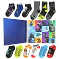 thumbnail image 1 of Fortnite Kids 12 Days Of Socks Crew Ankle Cut And No Show Socks (6-8), 1 of 4