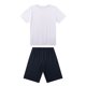 thumbnail image 2 of Sanetta Pijama corto para niño - Adolescentes, tiburones, pijama, jersey sencillo, algodón Blanco 188, 2 of 3
