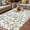 White, variant on Blue Green Eucalyptus Outdoor Rug for Patio/Deck/Porch, Non-Slip Large Area Rug 5 x 7 Ft, Spring Botanical Leaves Weeping Indoor Outdoor Rugs Washable Area Rugs, Reversible Camping Rug Carpet Runner