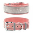 thumbnail image 1 of PENGXIANG Pet Reflective Collar Rhinestone Dog Collar Medium Large Dogs Suede Reflective Collar, 1 of 6