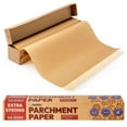 thumbnail image 3 of Katbite Rouleau de Papier Parchemin Non Blanchi Robuste pour la Cuisson, 15 Po x 164 Pieds, 205 Pi2, Brun, 3 of 9