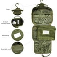 thumbnail image 4 of Travel Hanging Toiletry Bags,Tactical Toiletry Bag for Men,Bathroom Essentials Men's Toiletry Bag for Camping,Toiletries Organizer Dopp Kit, Travel Cosmetic Bag,Shaving Hygiene Bag-Green, 4 of 5