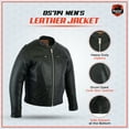 thumbnail image 2 of Daniel Smart Men’s Motorcycle Leather Jacket Soft Goatskin Modern Sporty Leather Mens Jacket, 2 of 7