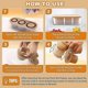 thumbnail image 4 of 2/3/4/30Grid Ice Cube Tray for Stanley Cup Tumbler Cup , Cylinder-Shaped Silicone Ice Mold with Lid , Stanley Cup Accessories, 4 of 5